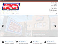 Tablet Screenshot of conwaycopies.com